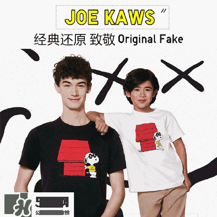 優(yōu)衣庫xKAWS合作系列衣服多少錢與試穿圖片