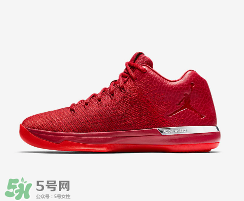 air jordan 31 low大紅配色多少錢？aj31 low紅色專柜價格