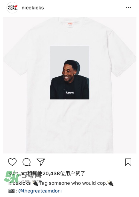 supreme皮蓬photo tee會發(fā)售嗎？supreme將推出皮蓬photo tee？