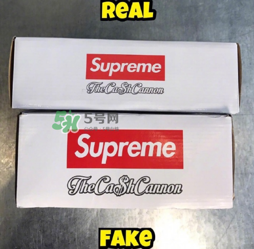 supreme cashcannon真假怎么看？supreme噴錢(qián)槍真假對(duì)比