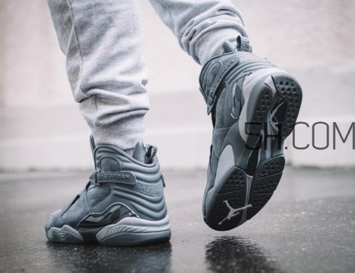 air jordan 8 retro cool grey上腳效果怎么樣？