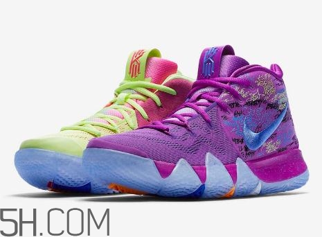 nike kyrie 4 multi color鴛鴦配色實(shí)物諜照什么樣？