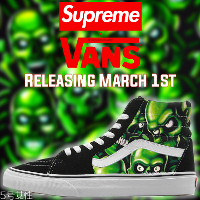 supreme與vans2018春夏聯(lián)名鞋款發(fā)售時(shí)間_多少錢