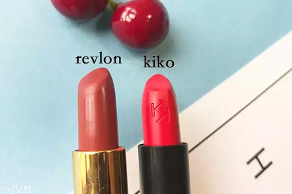 kiko和revlon口紅哪個好 kiko和revlon口紅對比測試