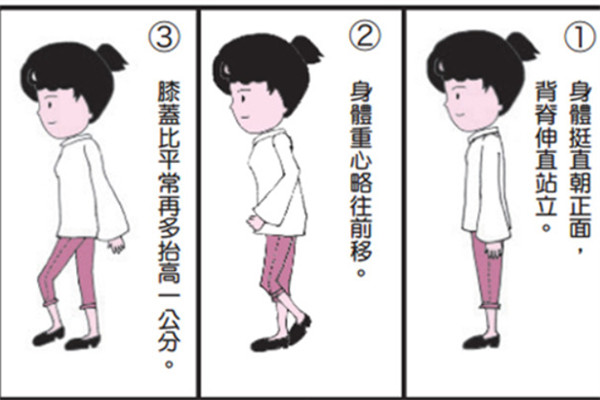 走路的正確姿勢圖解 改善歪斜腿型