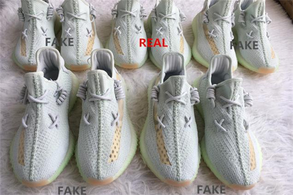 yeezy350亞洲限定真假對(duì)比 椰子350 hyperspace真假