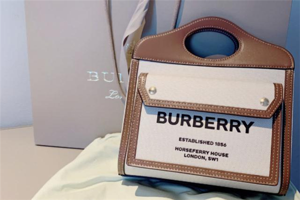 burberry pocket多少錢 巴寶莉拼皮帆布包價(jià)格